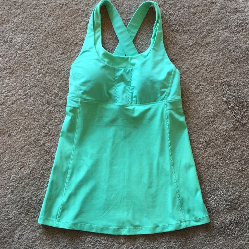 Lululemon Light Green Racerback Top